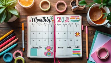 découvrez une routine mensuelle de bullet journal créatif pour organiser vos objectifs, suivre vos progrès et intégrer des rituels bien-être au quotidien. inspirez-vous pour planifier un mois serein et productif.